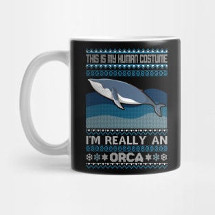 This is My Human Costume I'm Really An Orca Mug